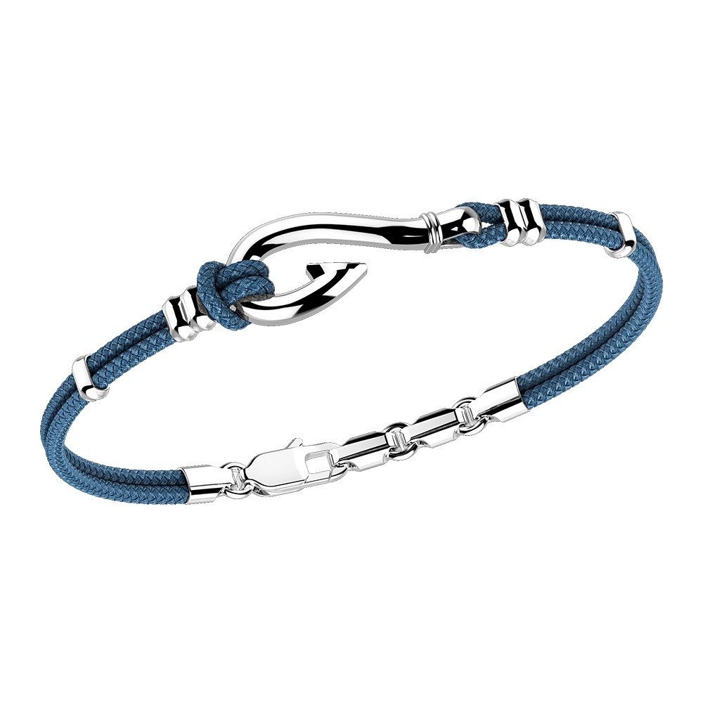 Zancan Bracciale Zancan in argento con amo in argento
