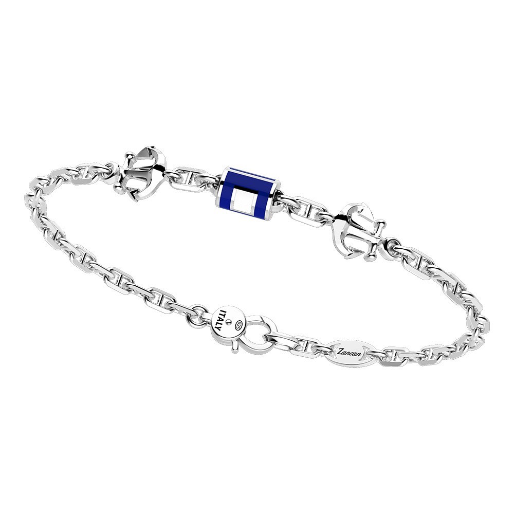 Zancan Bracciale Zancan in argento con bandiere nautiche