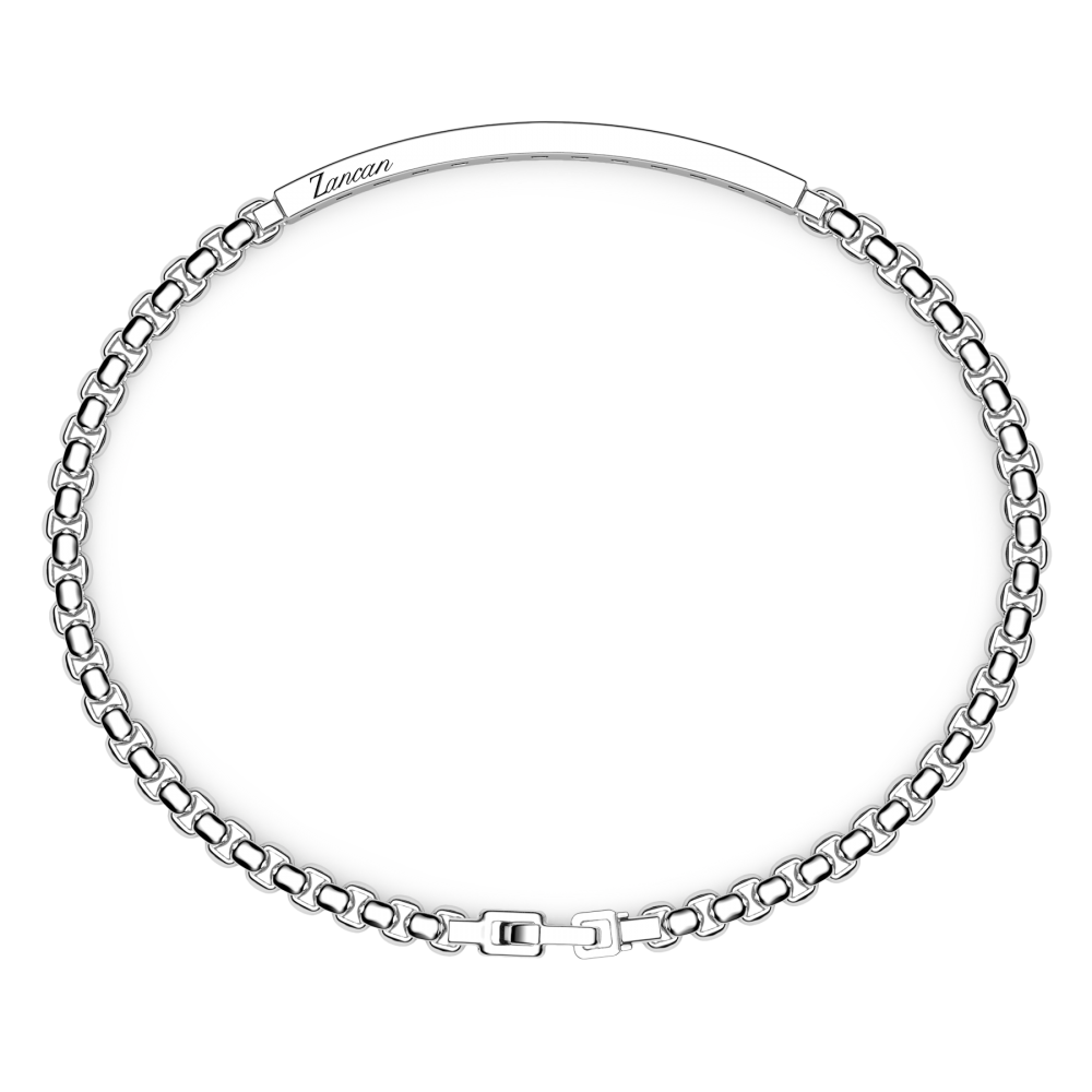 Zancan Bracciale Zancan In Argento Con Pietre Naturali