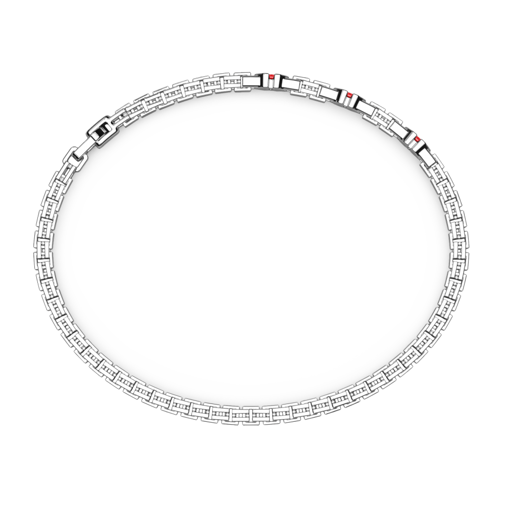 Zancan Bracciale Zancan In Argento Con Pietre Naturali