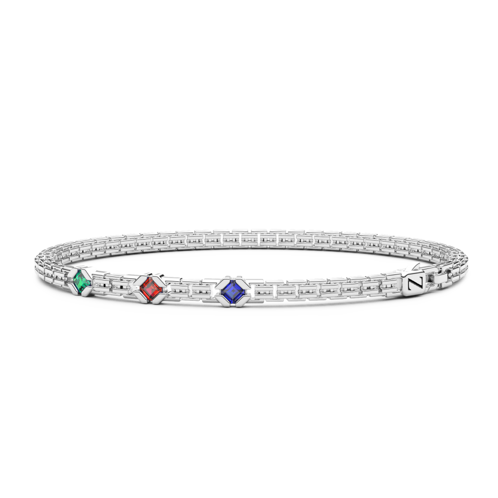 Zancan Bracciale Zancan in argento con pietre naturali