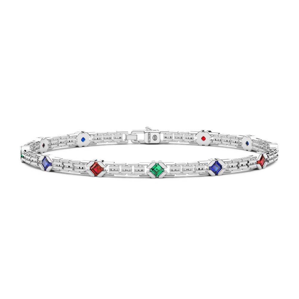 Zancan Bracciale Zancan in argento con pietre naturali