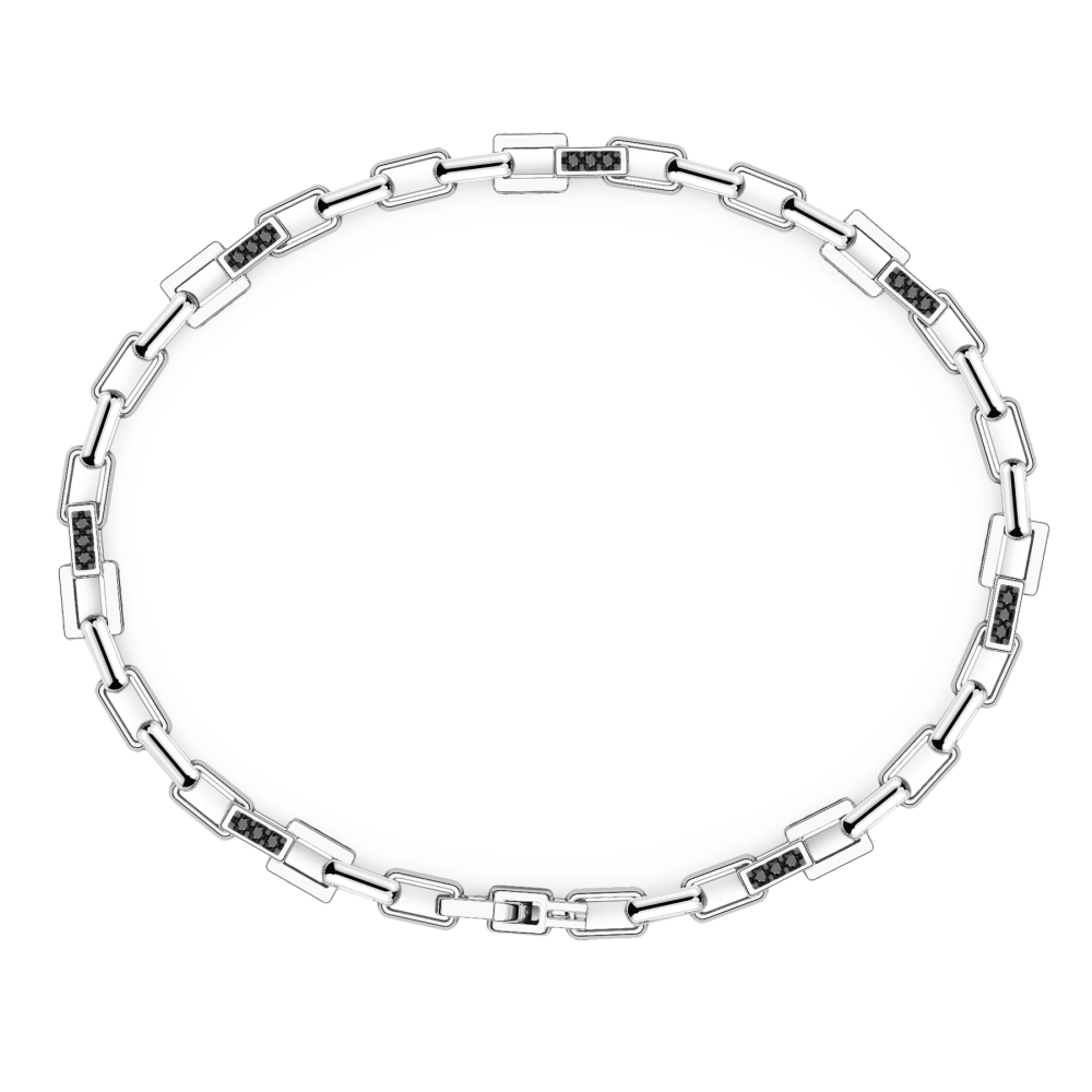 Zancan Bracciale Zancan In Argento Con Pietre Naturali