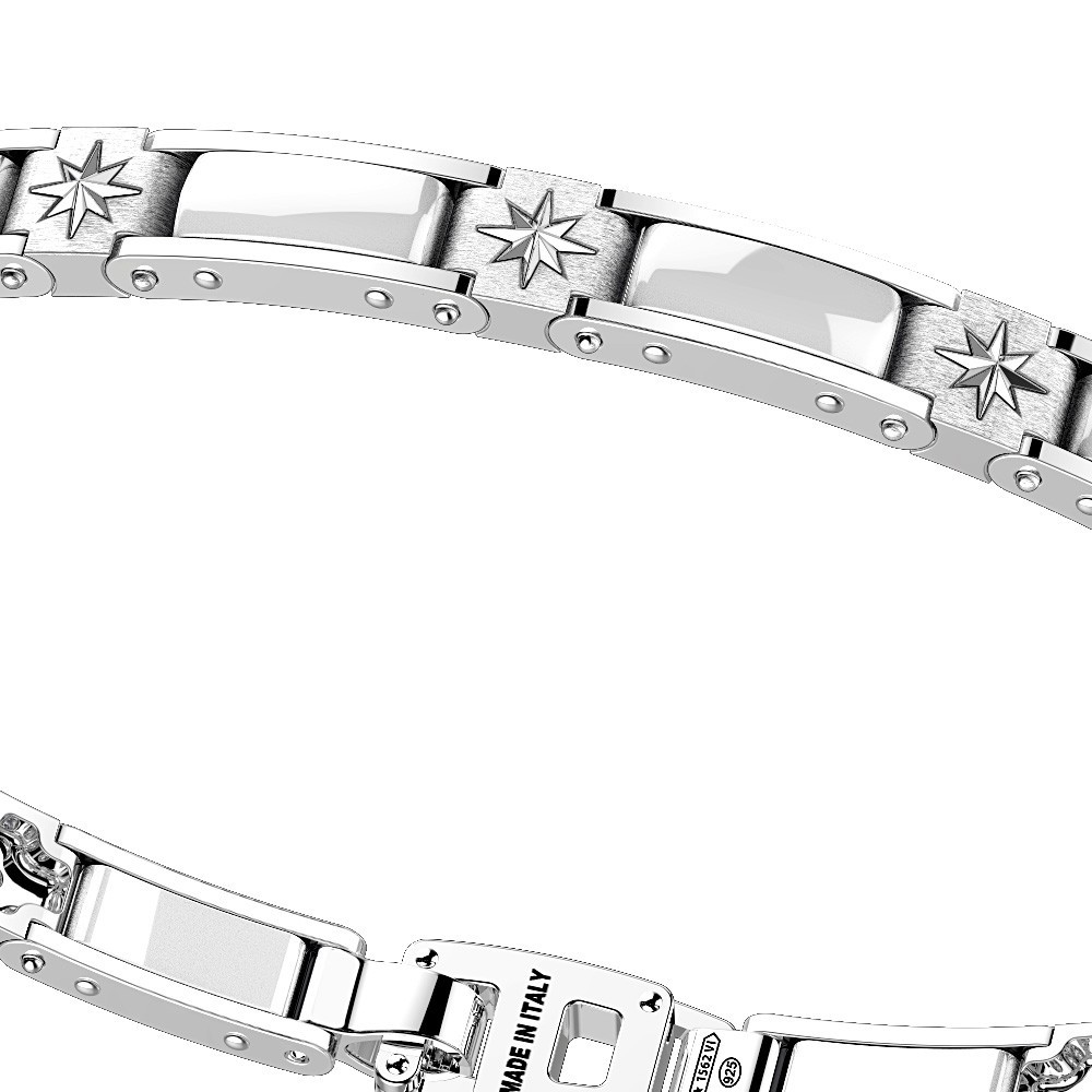 Zancan Bracciale Zancan In Argento E Ceramica Con Rose Dei Venti