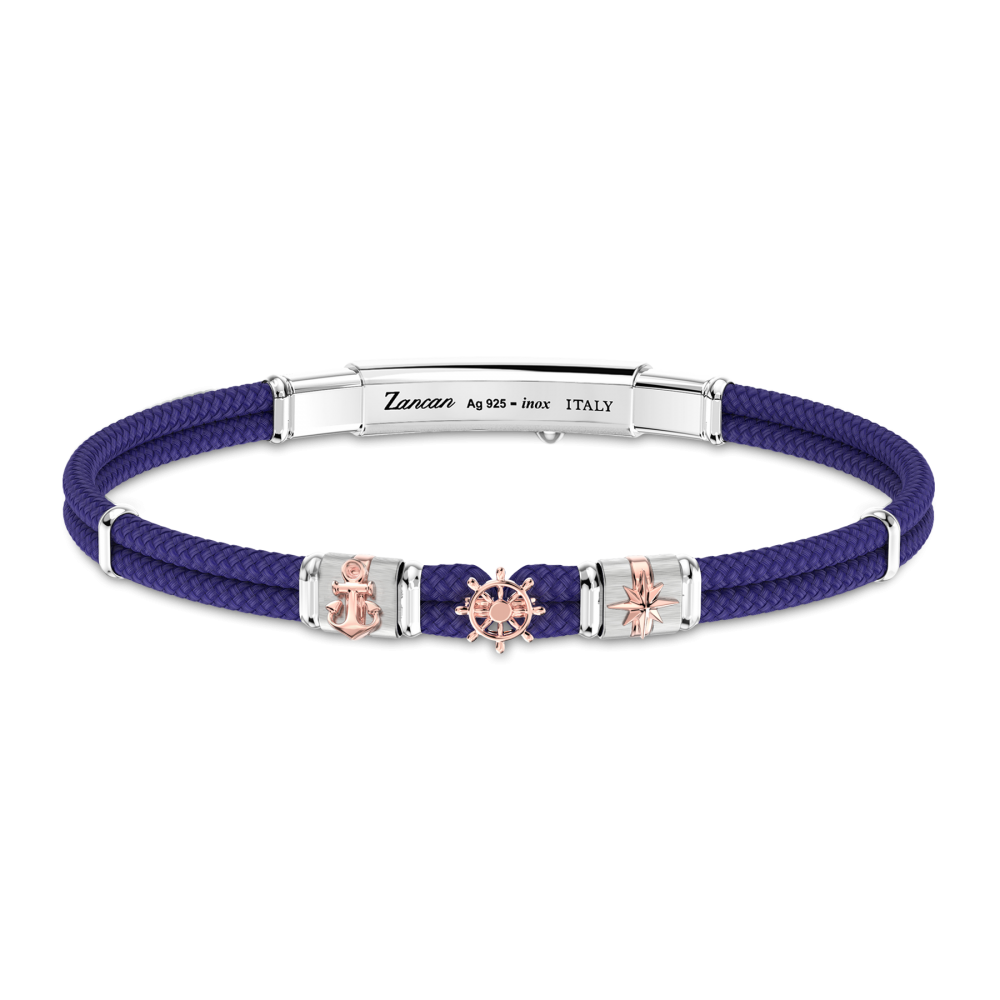 Zancan Bracciale Zancan in kevlar con elementi nautici