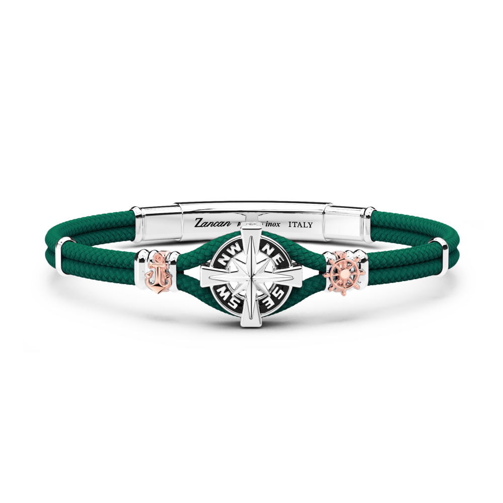 Zancan Bracciale Zancan in kevlar con rosa dei venti