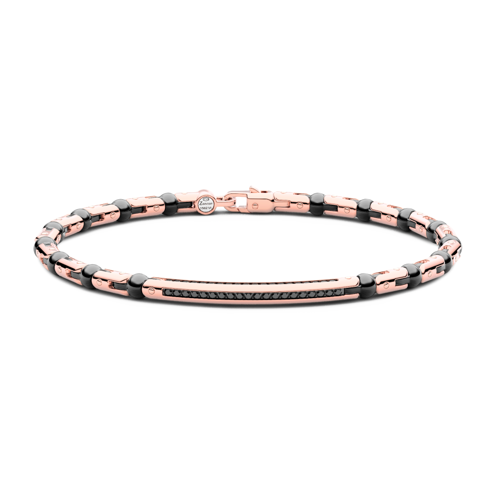 Zancan Bracciale Zancan in oro 18kt ceramica e diamanti