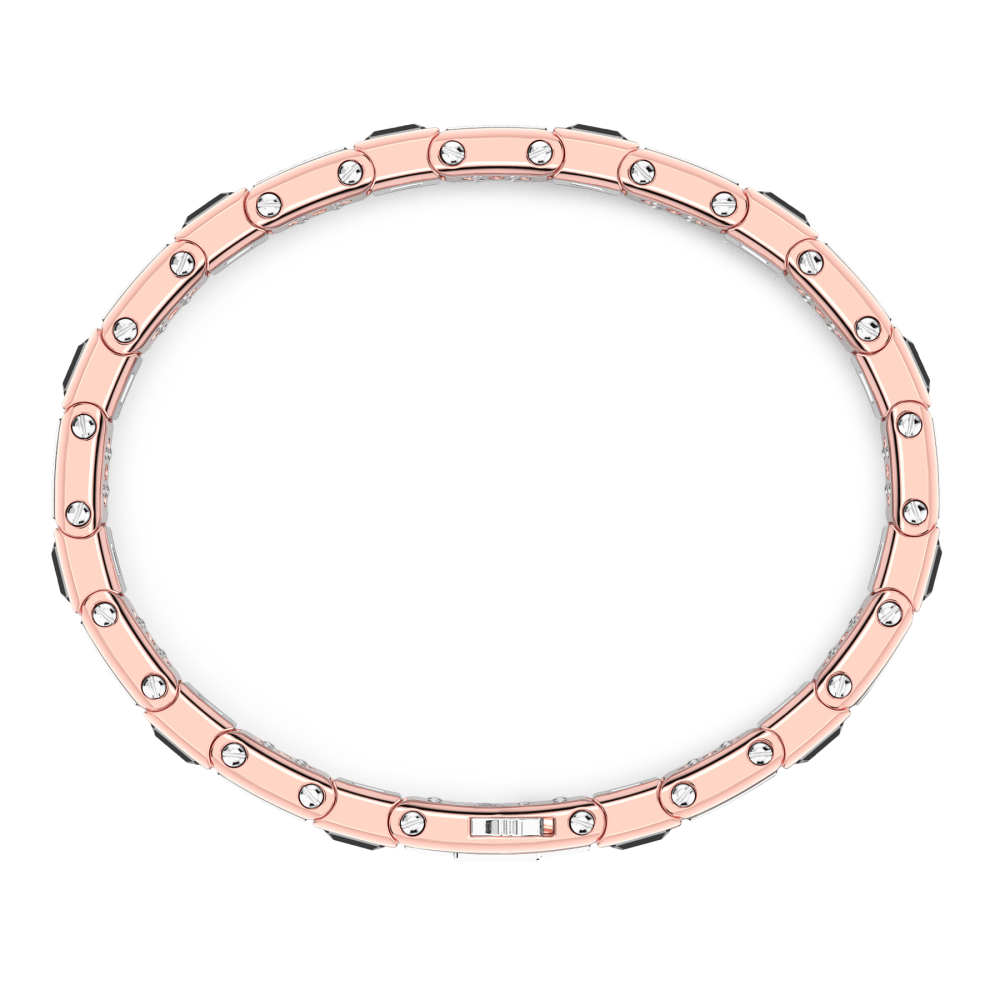 Zancan Bracciale Zancan In Oro 18kt Con Diamanti Neri