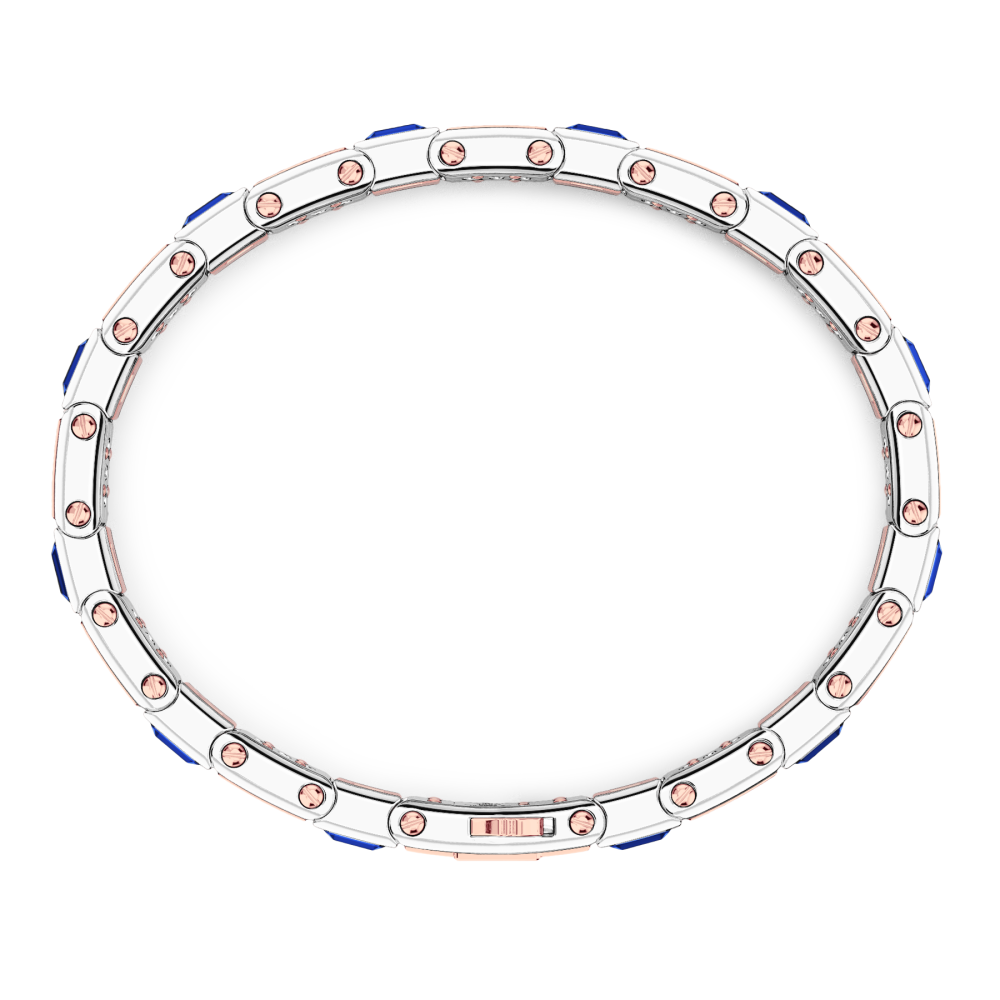 Zancan Bracciale Zancan In Oro 18kt Con Zaffiri Blu