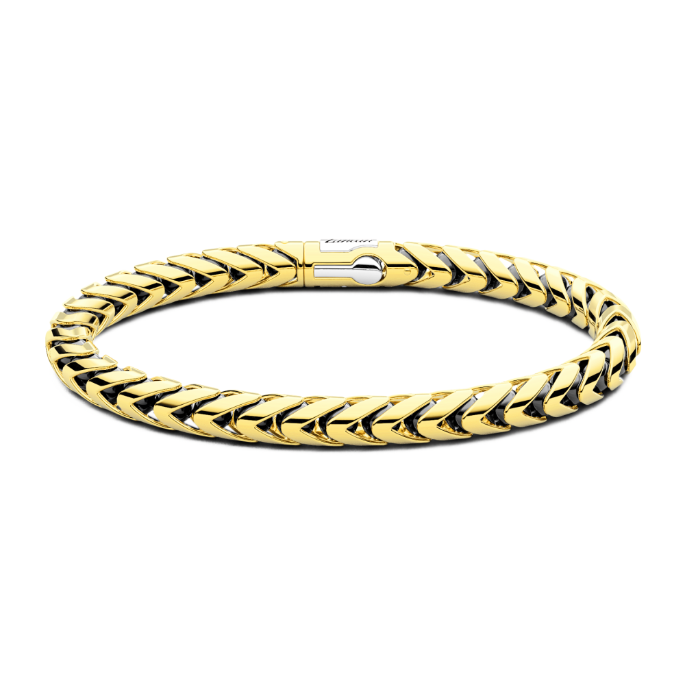 Zancan Bracciale Zancan in oro 18kt e ceramica nera
