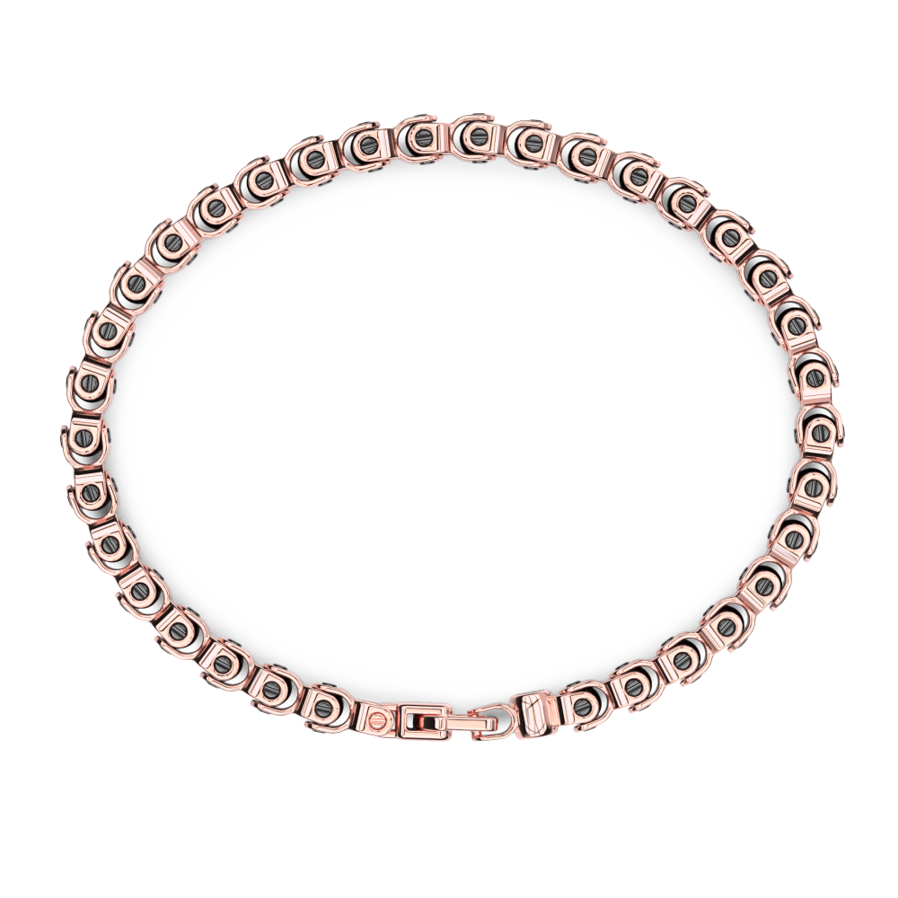 Zancan Bracciale Zancan In Oro 18kt E Ceramica Nera