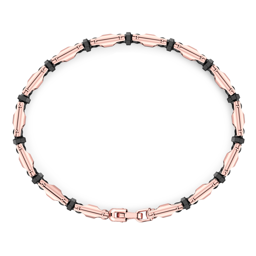 Zancan Bracciale Zancan In Oro 18kt E Ceramica Nera