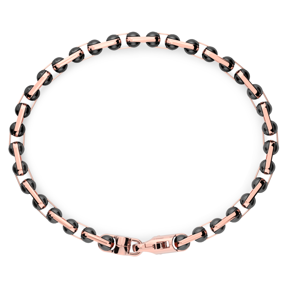 Zancan Bracciale Zancan In Oro 18kt E Ceramica Nera