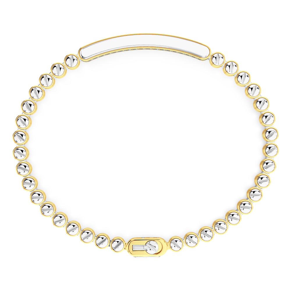 Zancan Bracciale Zancan In Oro 18kt E Diamanti Neri