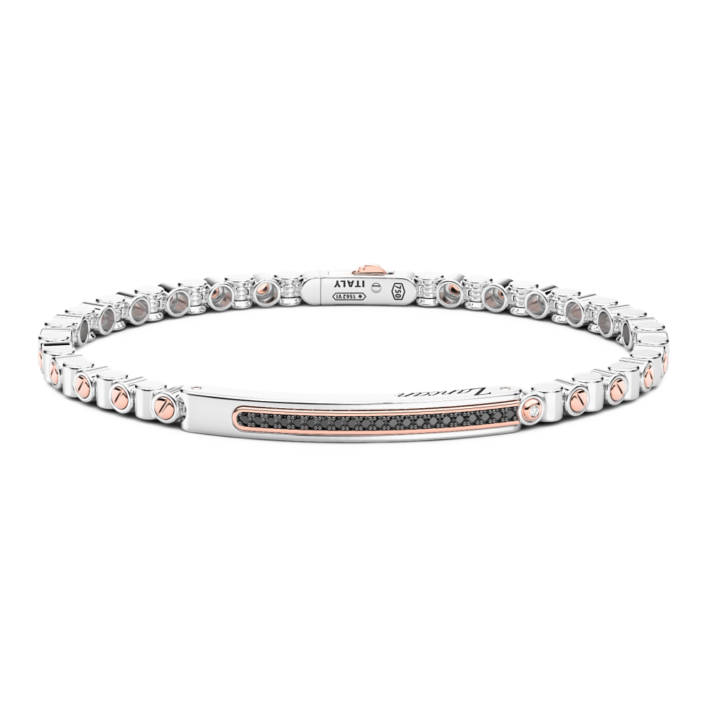 Zancan Bracciale Zancan in oro 18kt e diamanti neri