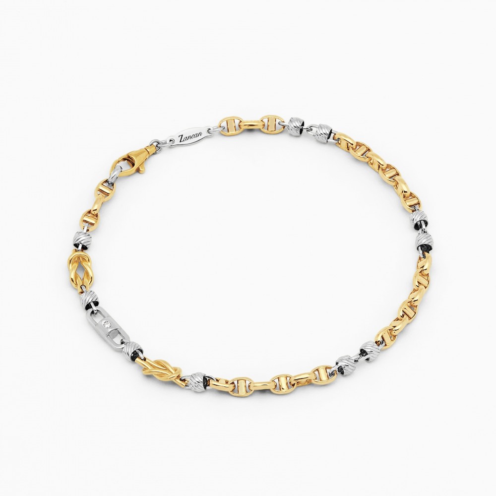 Zancan Bracciale Zancan in oro giallo e nodo nautico