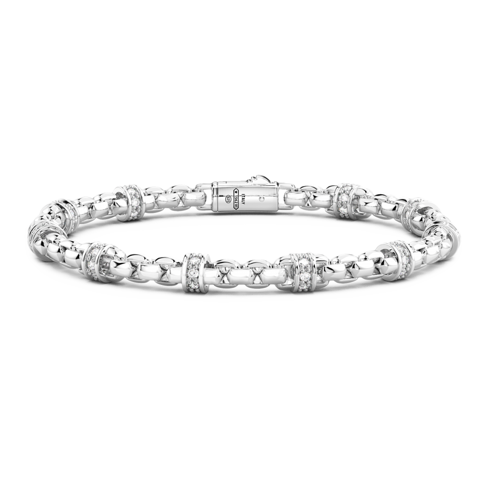 Zancan Bracciale Zancan solo maglia con pietre naturali