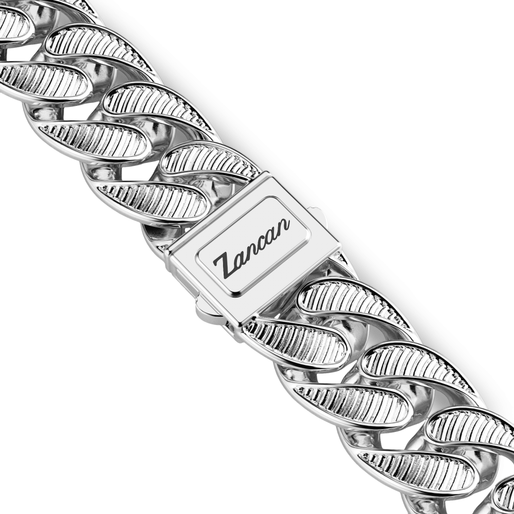 Zancan Collana A Grumetta Larga Zancan Con Finiture Striate