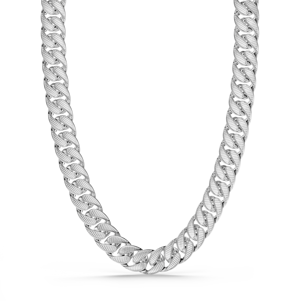 Zancan Collana a grumetta larga Zancan con finiture striate