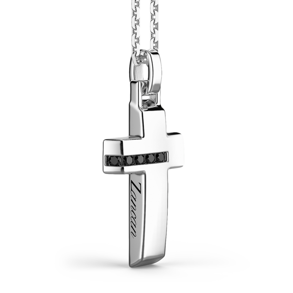 Zancan Collana Zancan In Argento Con Pendente A Croce