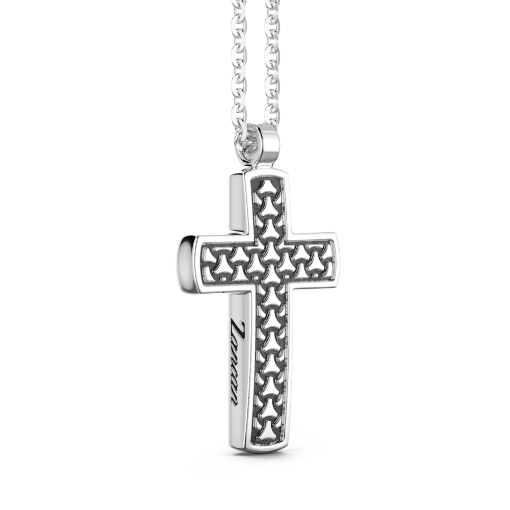 Zancan Collana Zancan In Argento Con Pendente A Croce