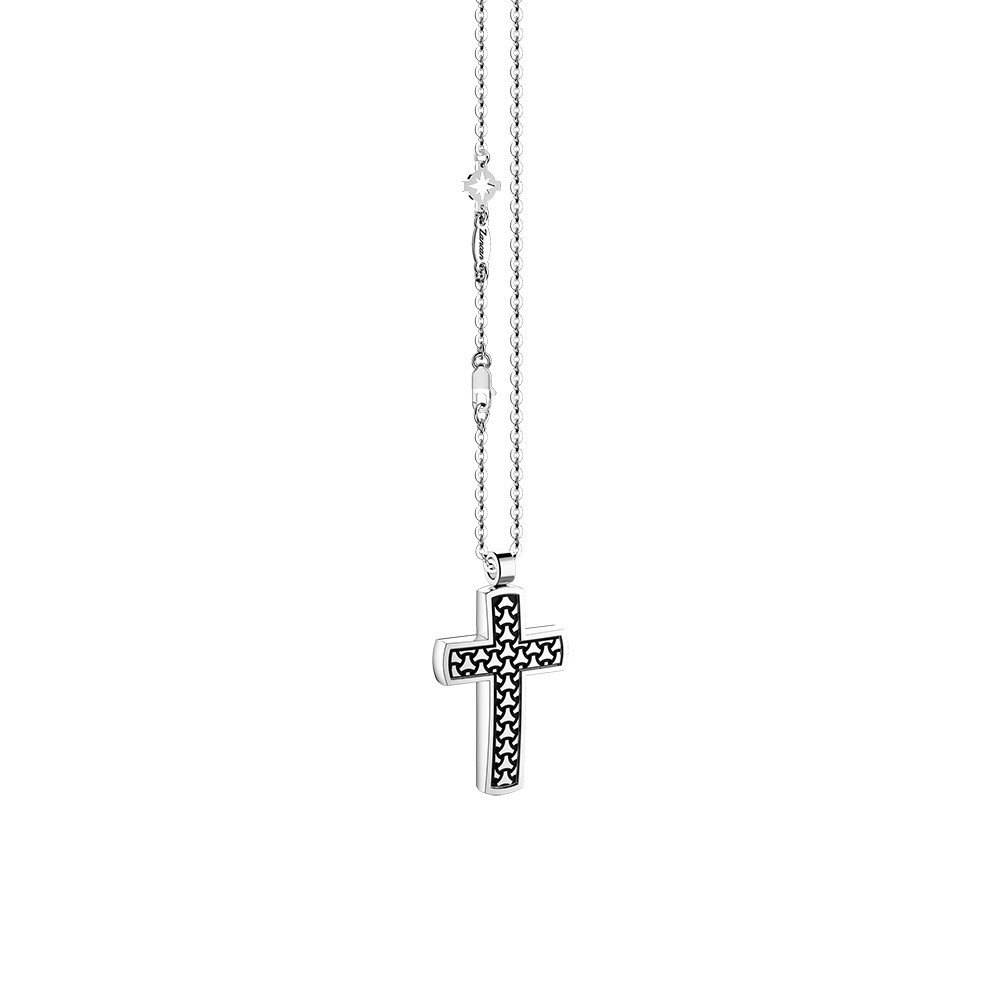 Zancan Collana Zancan In Argento Con Pendente A Croce