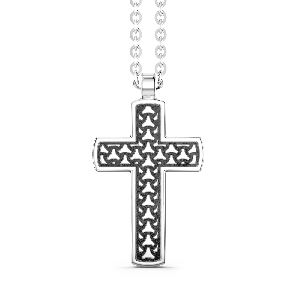 Zancan Collana Zancan in argento con pendente a croce