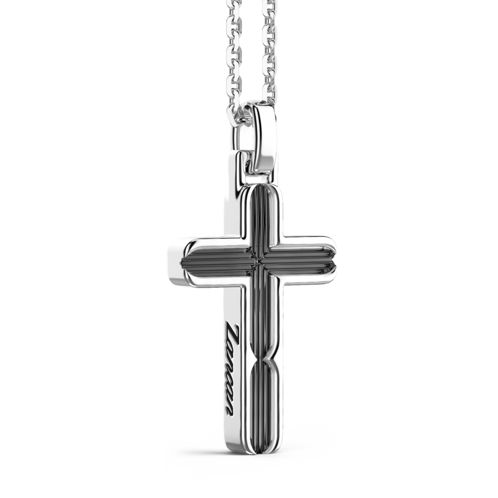 Zancan Collana Zancan In Argento Con Pendente A Croce