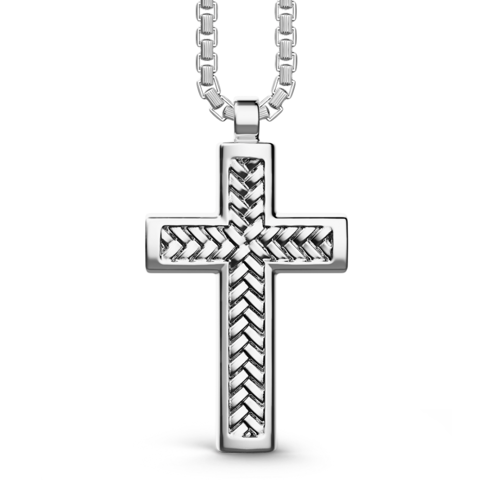 Zancan Collana Zancan in argento con pendente a croce