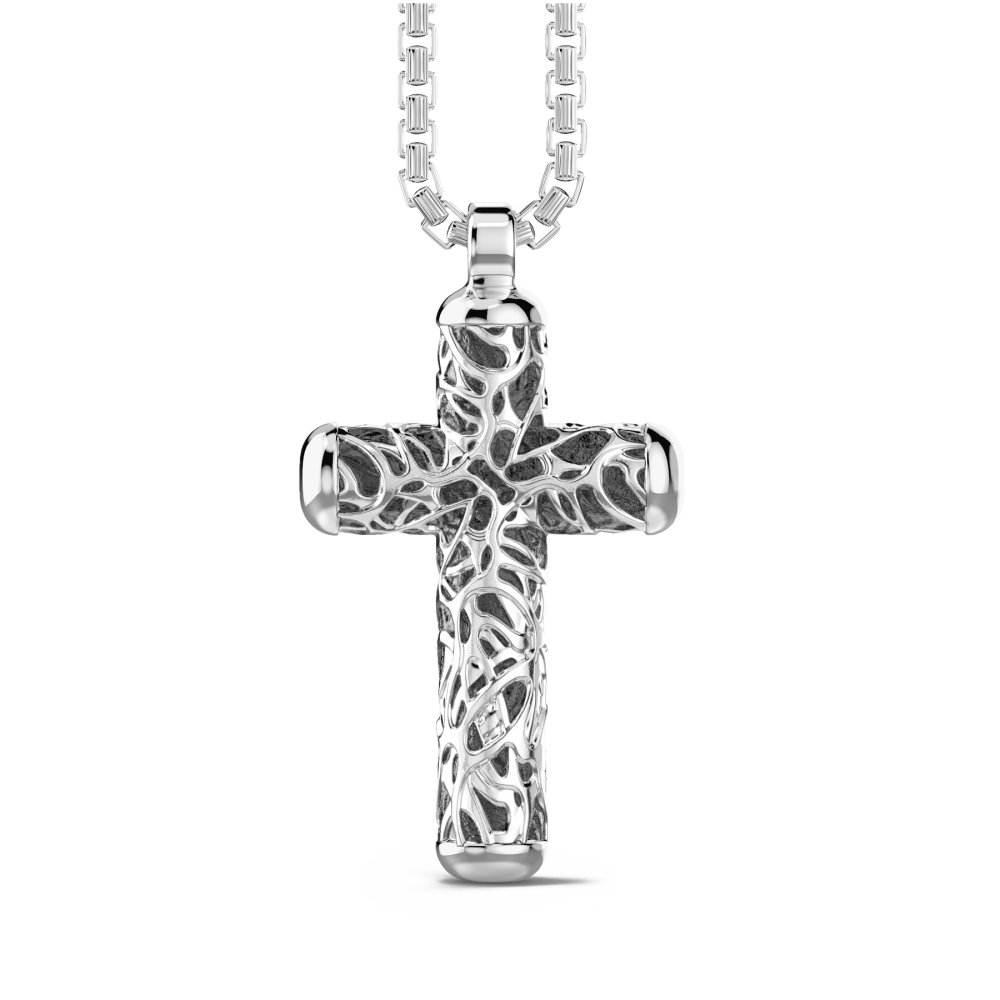 Zancan Collana Zancan in argento con pendente a croce