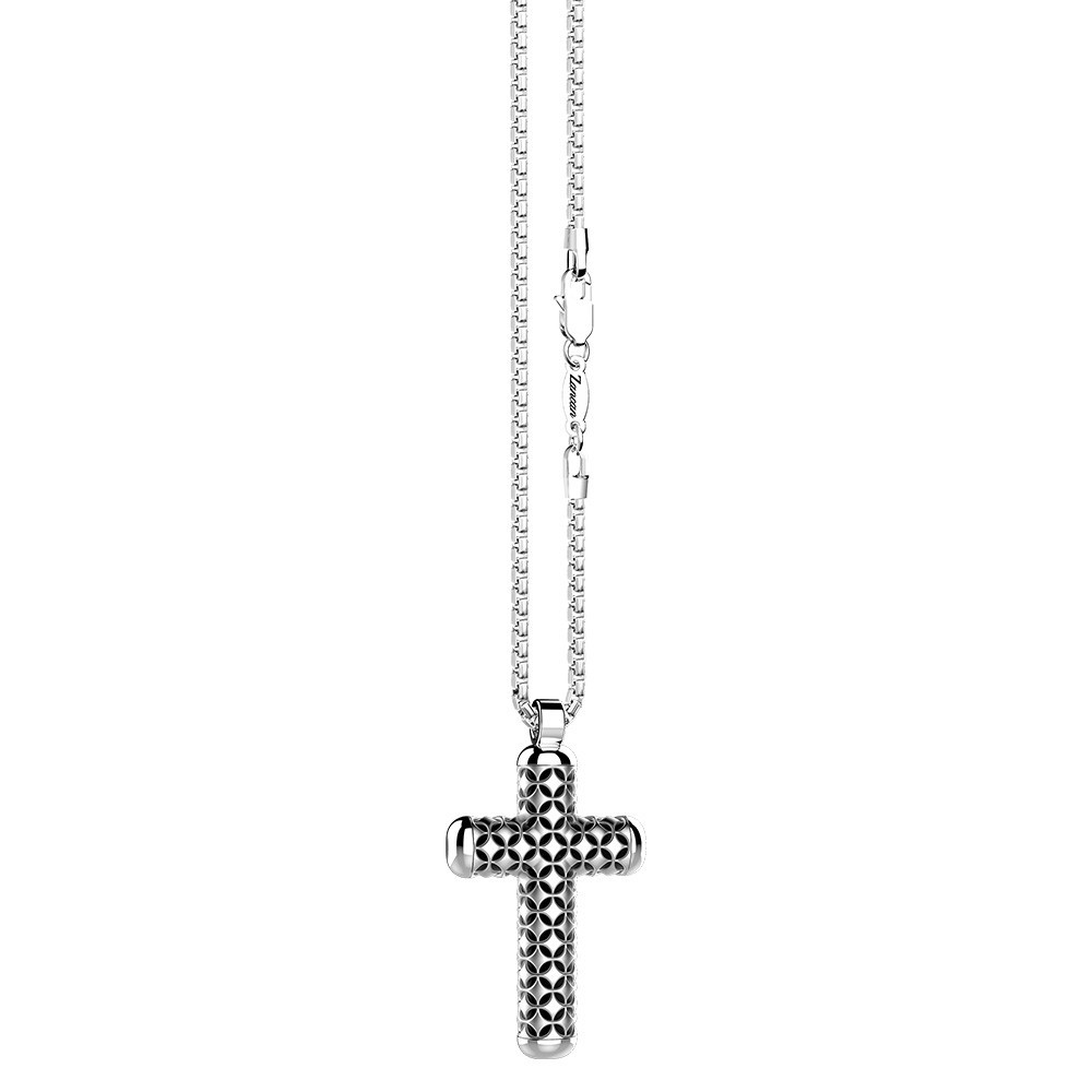 Zancan Collana Zancan In Argento Con Pendente A Croce