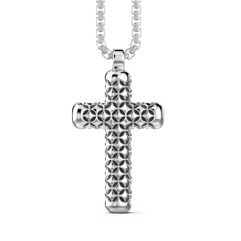 Zancan Collana Zancan in argento con pendente a croce