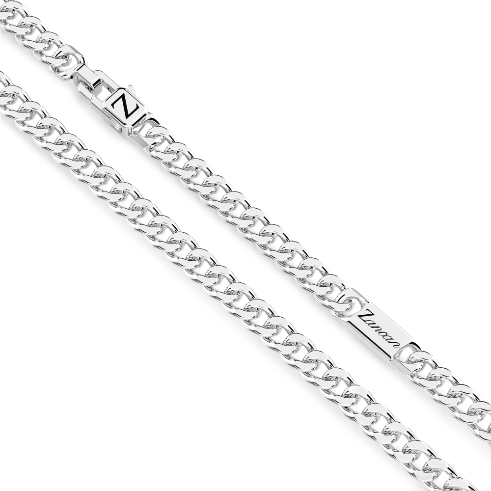 Zancan Collana Zancan In Argento Con Pendente A Croce E Pietre