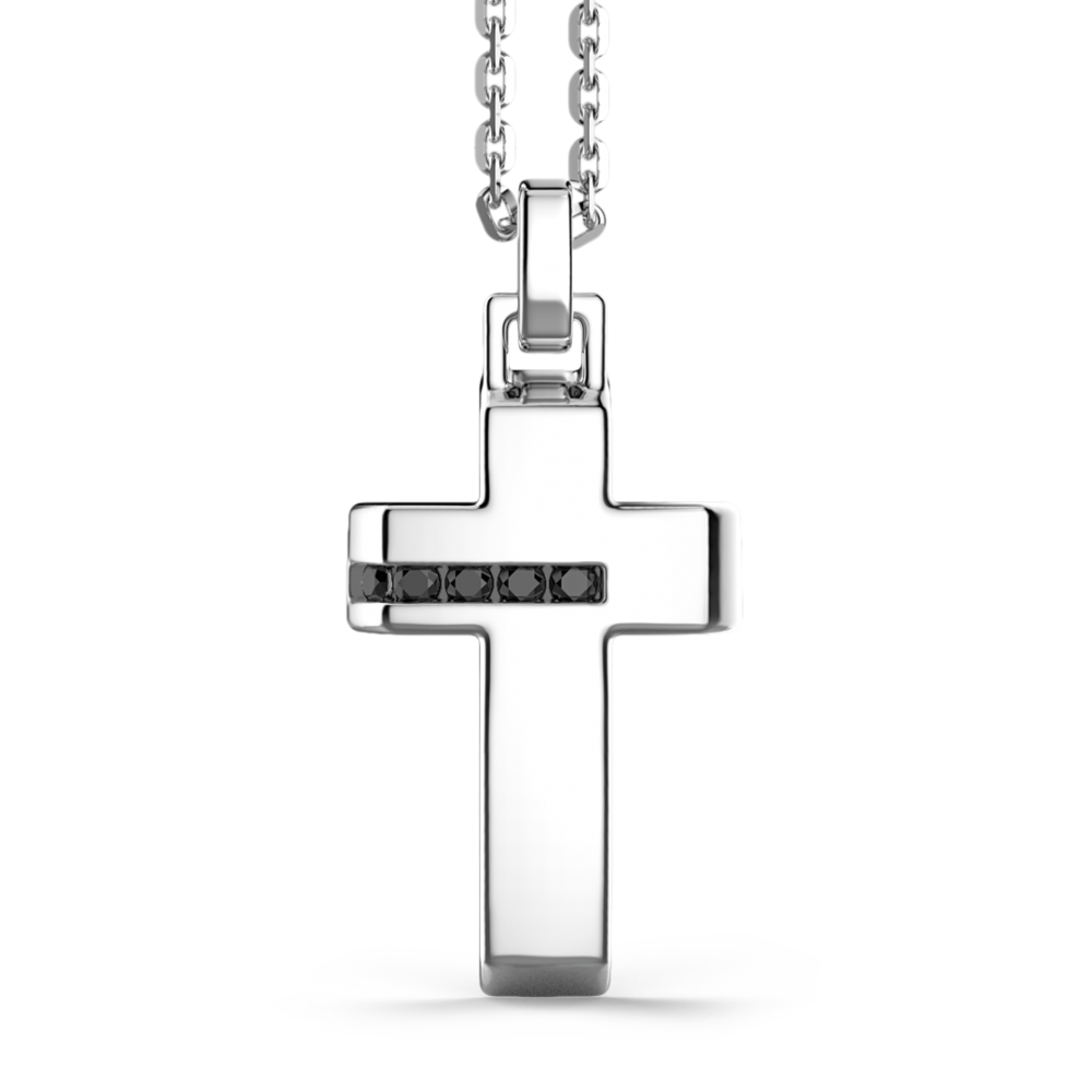 Zancan Collana Zancan in argento con pendente a croce