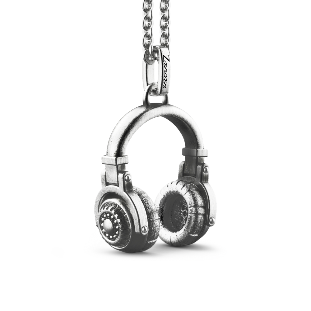 Zancan Collana Zancan In Argento Con Pendente A Cuffie