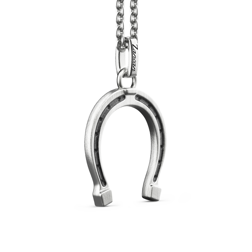 Zancan Collana Zancan In Argento Con Pendente A Ferro Di Cavallo