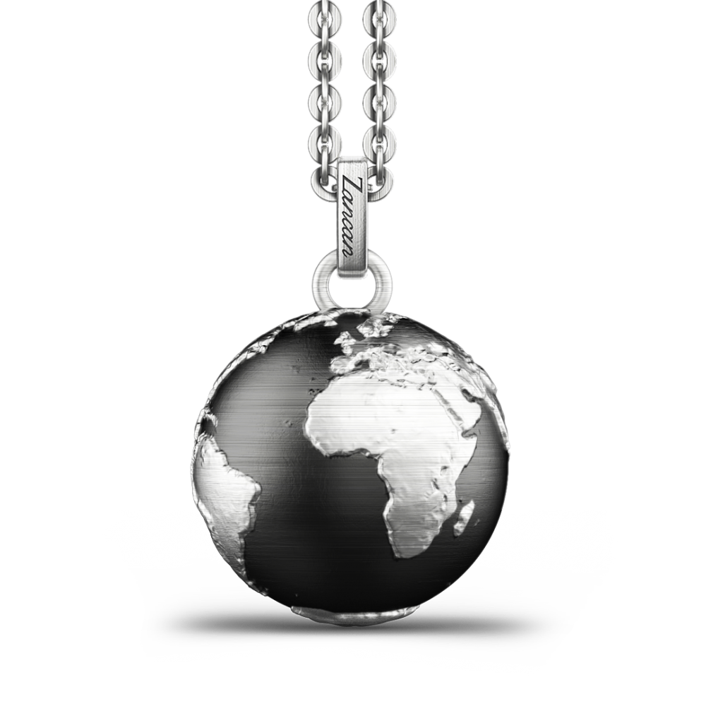 Zancan Collana Zancan in argento con pendente a globo