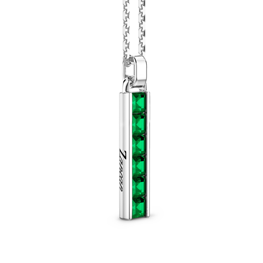 Zancan Collana Zancan In Argento Con Pendente A Stick