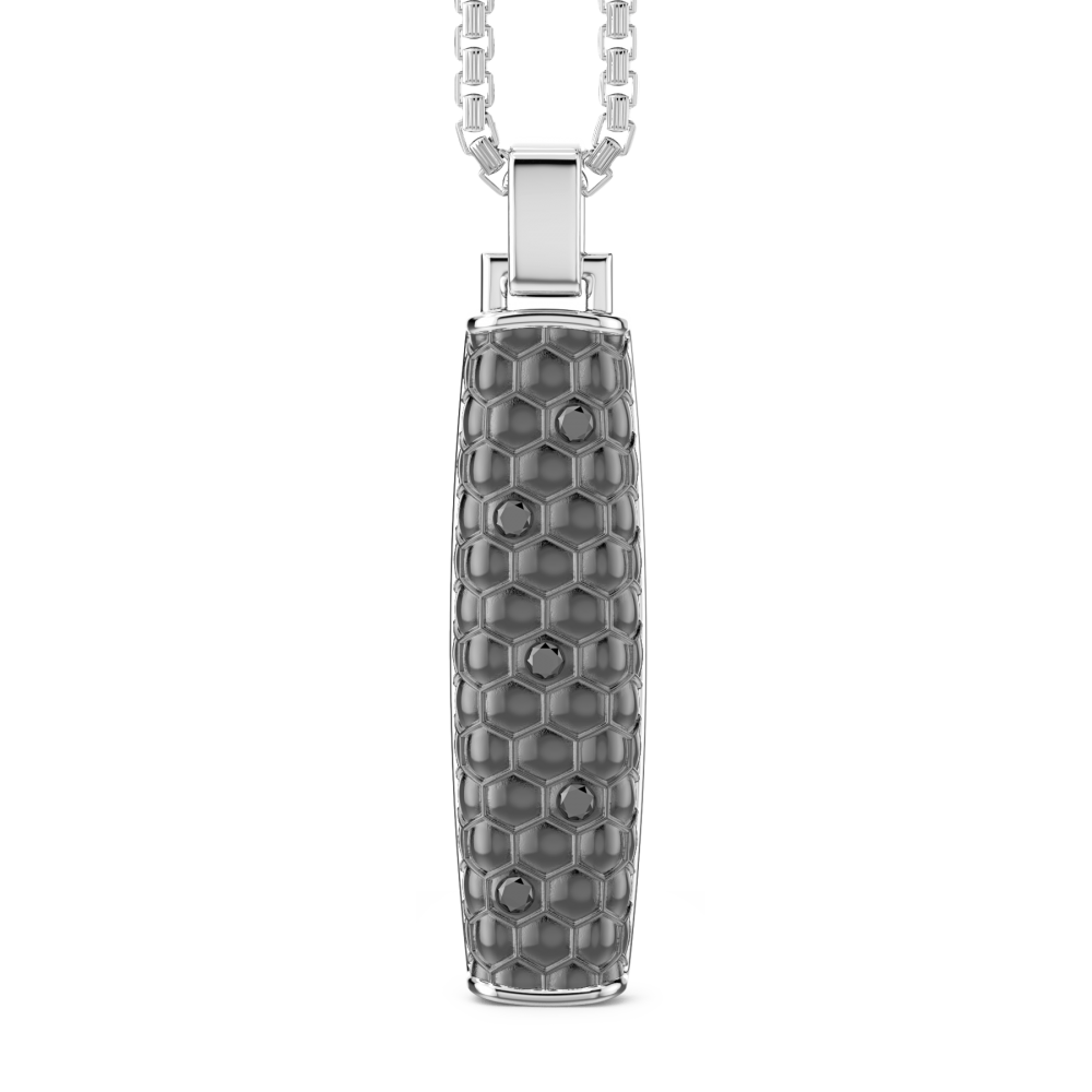 Zancan Collana Zancan in argento con pendente a stick