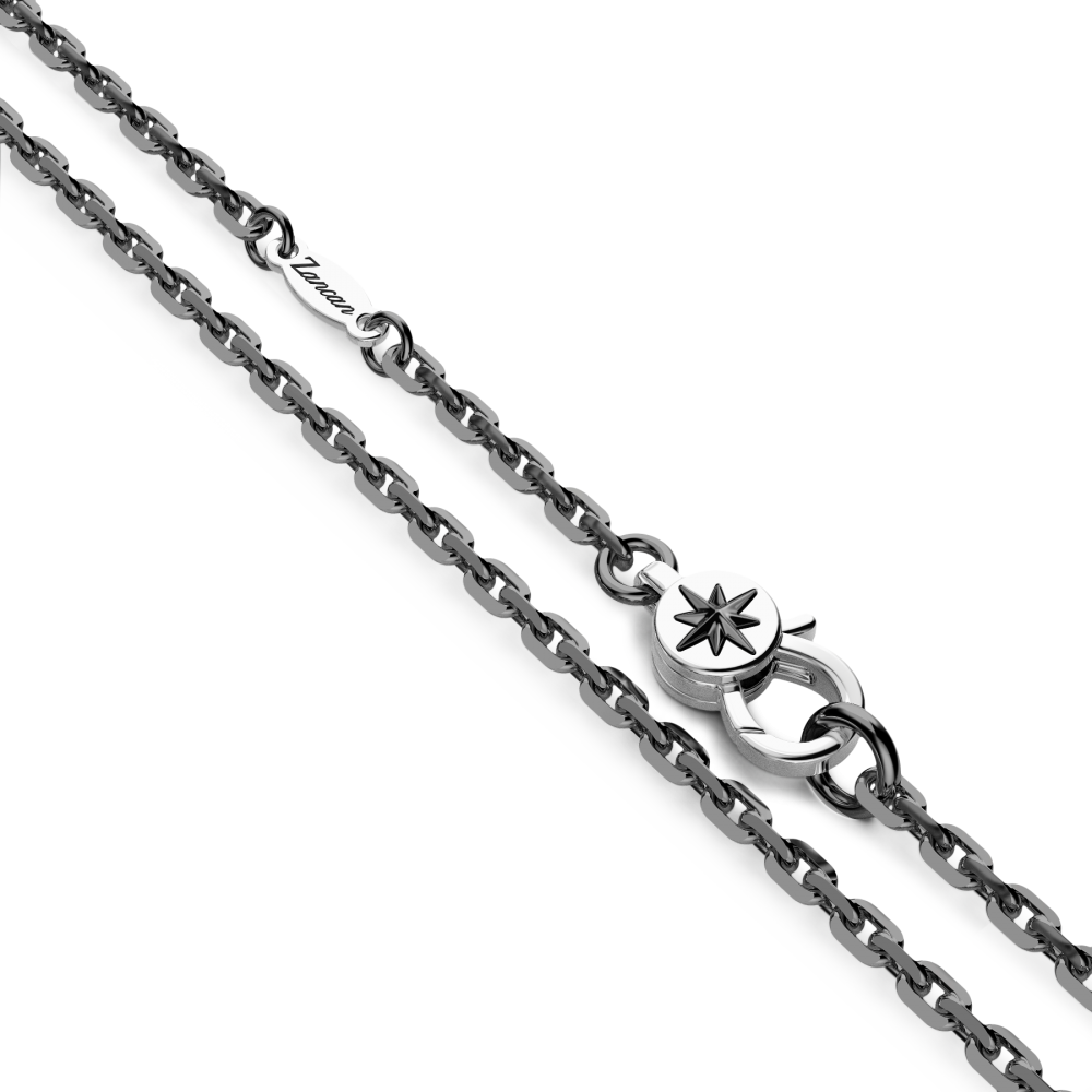 Zancan Collana Zancan In Argento Con Pendente A Teschio Pirata