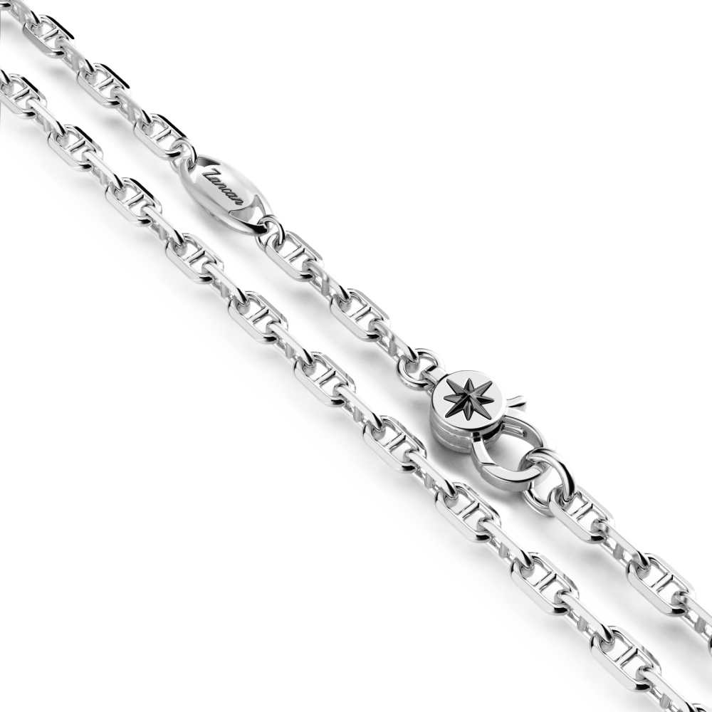 Zancan Collana Zancan In Argento Con Pendente A Teschio Pirata