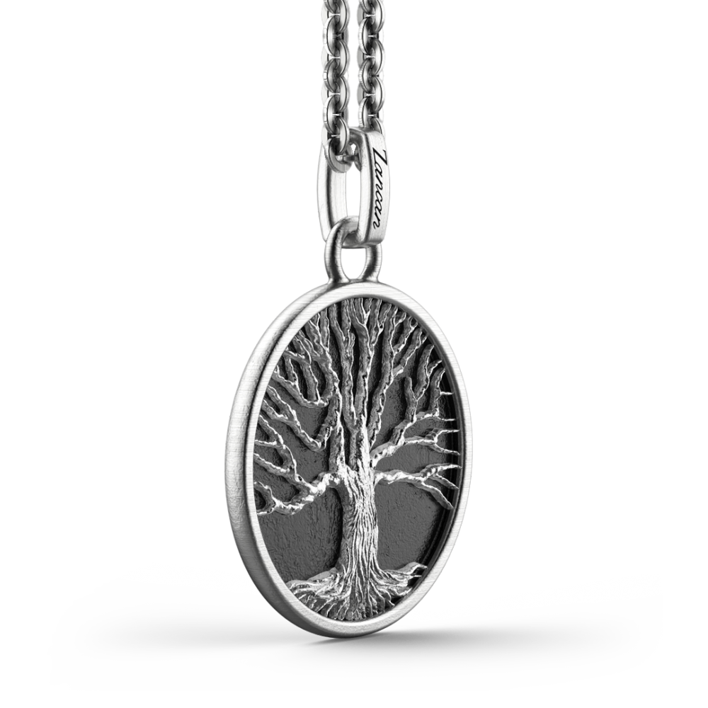 Zancan Collana Zancan In Argento Con Pendente Ad Albero Della Vita