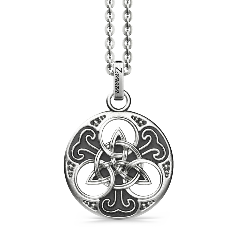 Zancan Collana Zancan in argento con pendente celtico