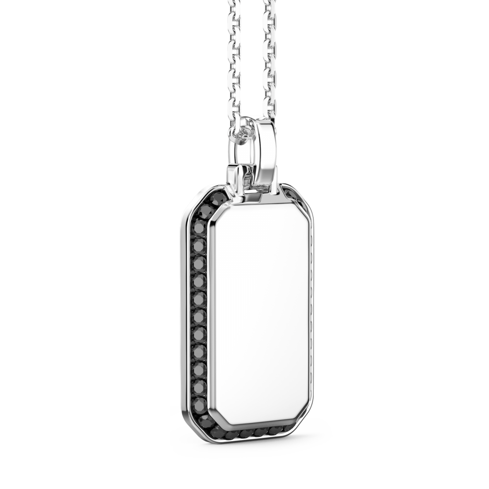 Zancan Collana Zancan In Argento Con Pendete A Targa