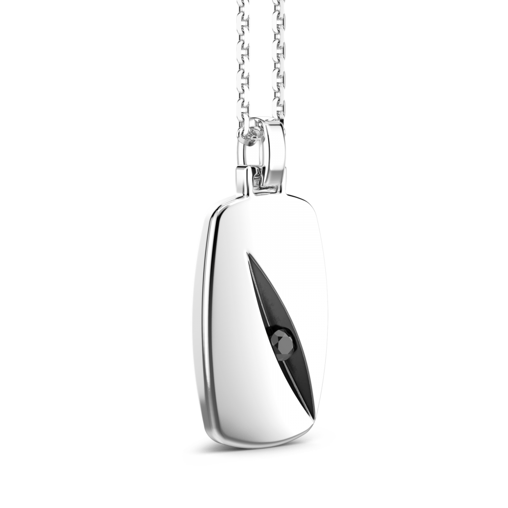 Zancan Collana Zancan In Argento Con Pendete A Targa