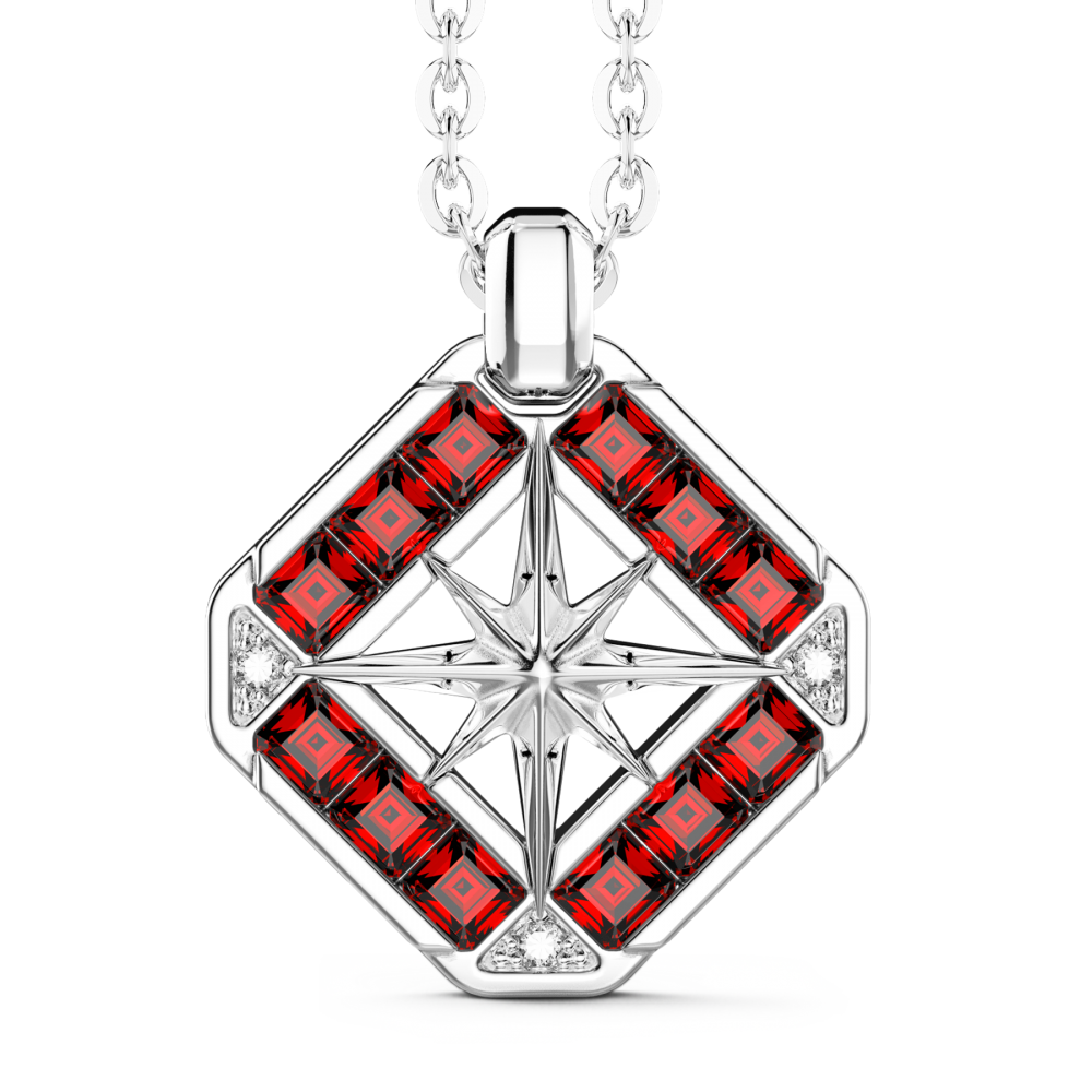 Zancan Collana Zancan in argento con pietre naturali