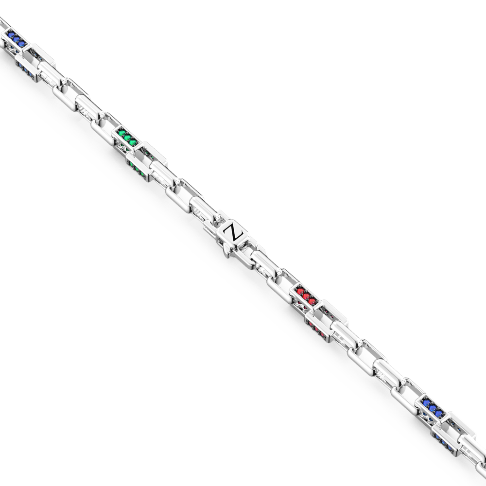 Zancan Collana Zancan In Argento Con Pietre Naturali