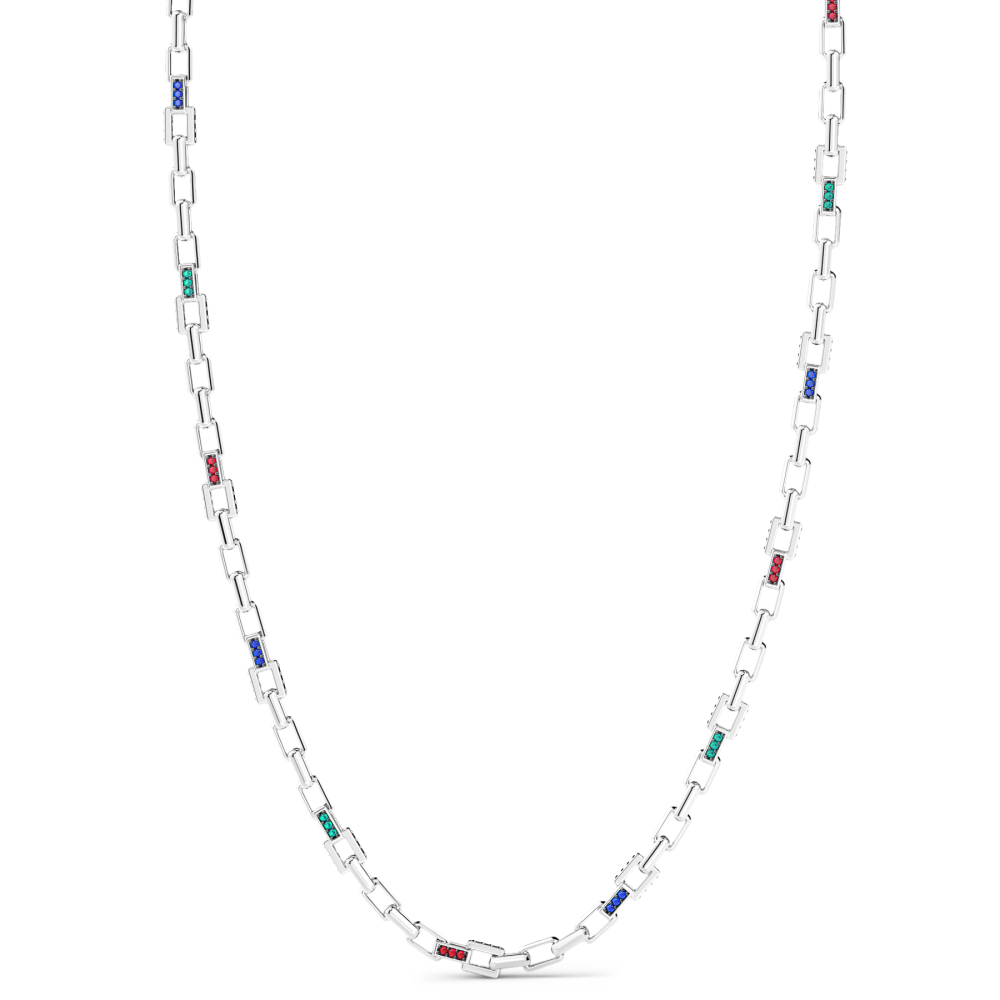 Zancan Collana Zancan in argento con pietre naturali