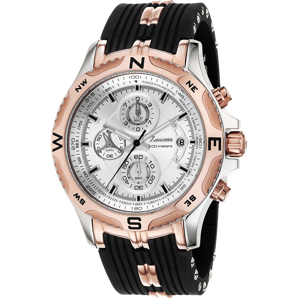 Zancan Cronografo Zancan con datario e cinturino in silicone