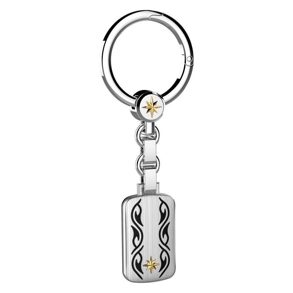 Zancan Portachiavi in argento Zancan a motivo tribale